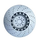 Performance Brake Disc Perforated Front Left Right Rotor For Bmw - G87 M2, G80 M3, G82 M4 34108093709/34108093710