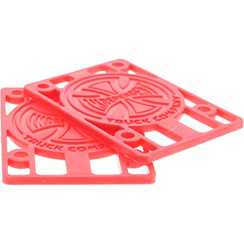 Independent Genuine Parts Red Riser Pads - Set of Two (2) - 1/8