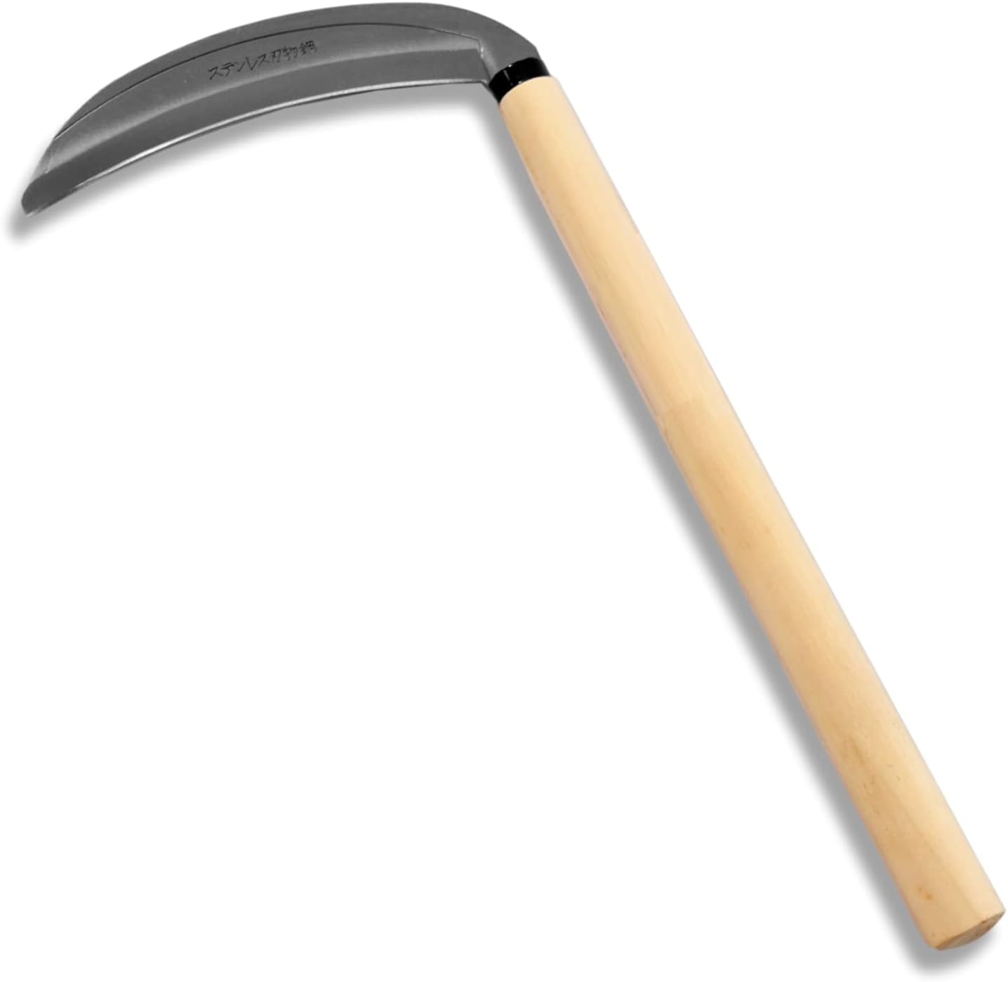 KaKUrI Japanese Grass Sickle Garden Tool, Japanese Kama Weeding Sickle, 180mm (7.08") Japanese Stainless Steel (48072)