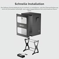 Creality Filament Aufbewahrungsbox mit Heizfunktion, Multi-Roll Filament Trockner für 3D Filament (10kg Spule), Abnehmbares Heizmodul, Schnelles Aufheizen auf 70°C,Feuerfest und Feuchtigkeitsbeständig – Ansicht 7