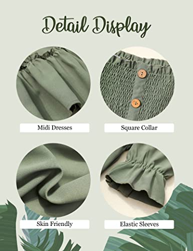 Queenstyle Girls Dresses Size 7 Girls Dress Casual Dresses For Girls Girls Green Dresses Preteen Dress For Girls #TOP4