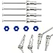 XSYGO Steel Front Rear CVD Axles Drive Shafts Set with Aluminum 7075 Wheel Hex for Arrma 1/18 Granite Grom Mega 380 Brushed 4x4 Monster Truck RTR Upgrade Parts (Silver)