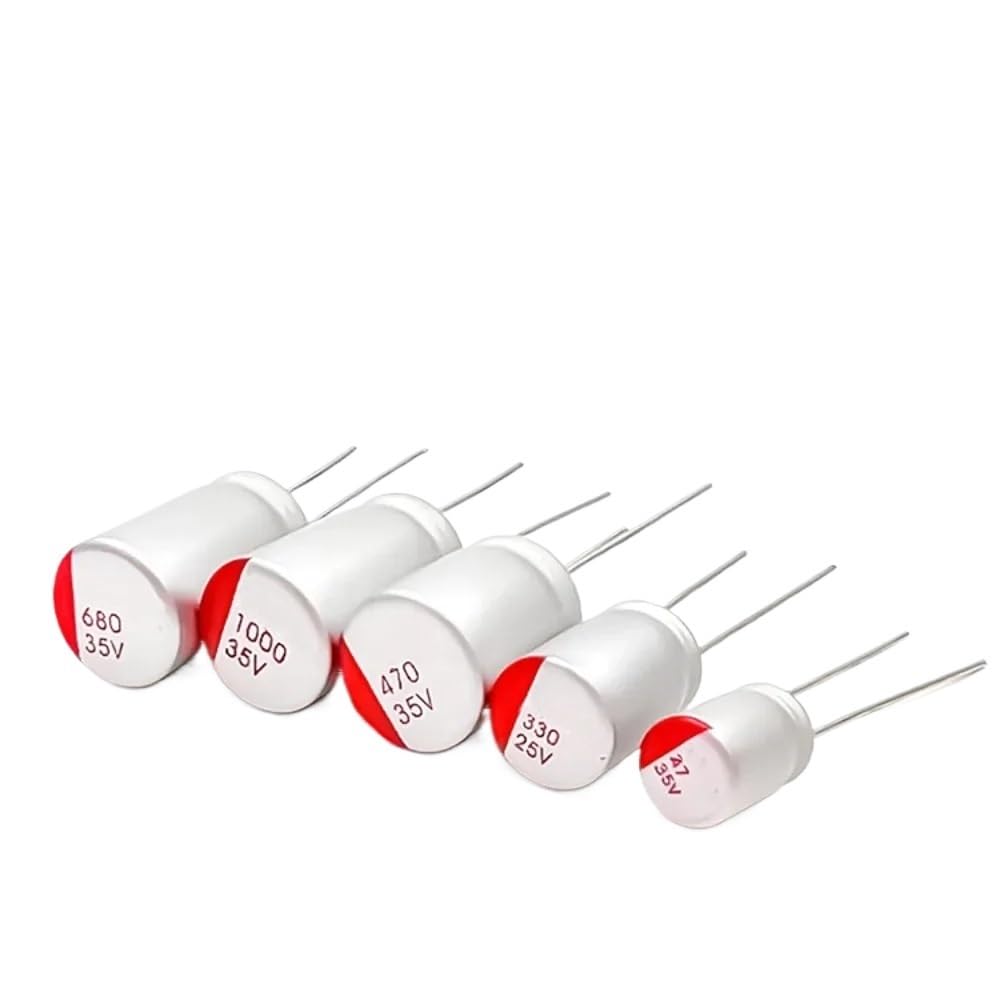 LLBOGRGGN 10Pcs Solid Electrolytic Capacitor 63V330UF 10X20MM
