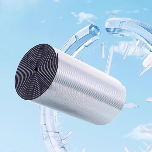 Rollo de aislamiento cortable, membrana de aluminio para aislamiento térmico, tapete insonorizante autoadhesivo para automóviles, membrana a prueba de humedad, adecuada para usar en paredes, pisos y t