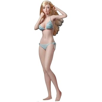 TBLeague 1/6 Super Flexible Seamless Female Body Head, Bikini, Full Set of Replacement Parts S34