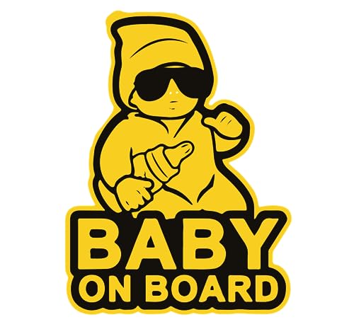 MTM Stickify Baby On Board Sticker For Cars, Saftey And Styl...