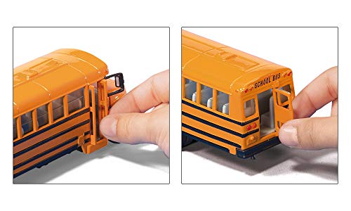 SIKU 3731, US-Schulbus, 1:55, Metall/Kunststoff, Gelb, Öffenbare Türen – Bild 5