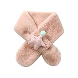 Cachemire Femme 2022 automne et hiver nouveaux garçons et filles lapin étoile écharpe imitation lapin en peluche dessin animé adapté pour 0 à 10 ans écharpe pour enfants écharpe Femme (C-F, One Size)
