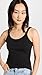 THE GREAT. Women's The Slim Tank, Almost Black, M