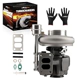 maXpeedingrods Turbo Turbocharger HX35 HX35W for Dodge Ram 2500 3500 1999 2000 2001 2002 L6 5.9L, 6BT ISB Engine, 3592766 3592767, Basic VL Series