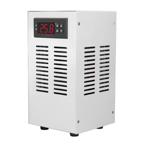 Refrigeratore per Acquario 72 W, Refrigeratore D'Acqua Silenzioso 20 L 3 L/min, Compressore di Refrigerazione per Acqua di Mare e Acqua Dolce, di Raffreddamento per (Spina