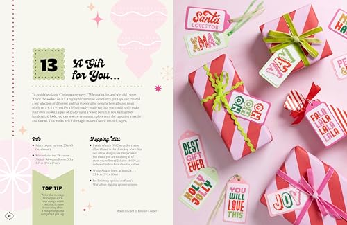 Merry Stitchmas: 24 Fun and Festive Cross Stitch Designs