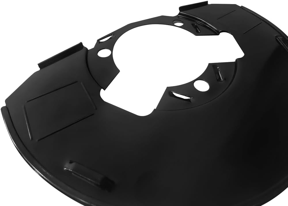 Pair Front Black Brake Dust Shield for 2005-2007 Chevrolet Silverado 1500 Classic for GMC Sierra 1500 Classic 2005-2007 947-018 15102292