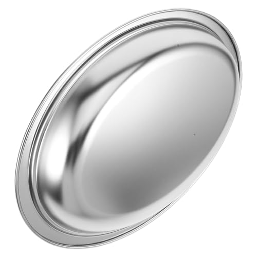 OUNONA Piatto Per Cottura Vapore Del in Metallo Vassoio Per Di Mare Per Servire Pranzi e Feste