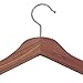 Household Essentials CedarFresh Deluxe Cedar Coat Hanger with Fixed Bar, Red,natural
