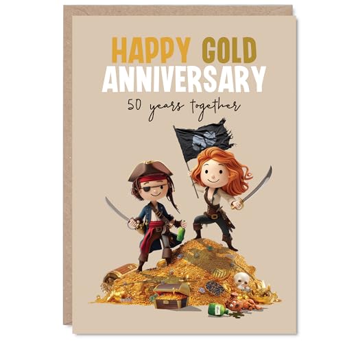 Playful Carte 50e anniversaire navigation rires
