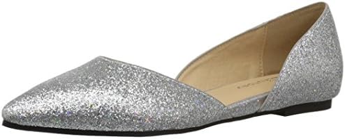 CL by Chinese Laundry Women's Hearty Ballet Flat, Platinum Glitter, 8 M US