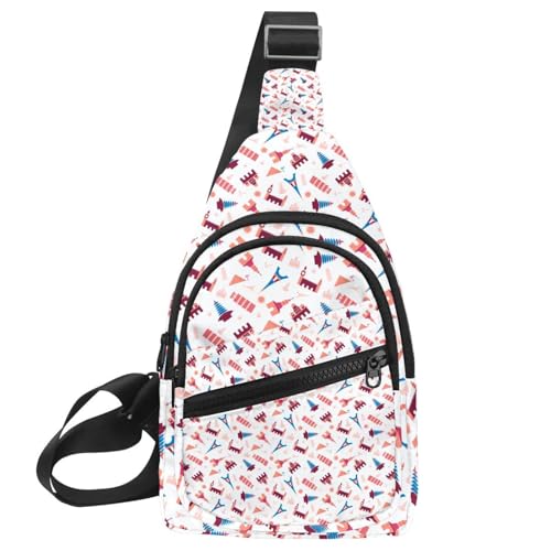 Sac de poitrine homme contre les poches pleines - Petit sac bandoulière de 30x18cm