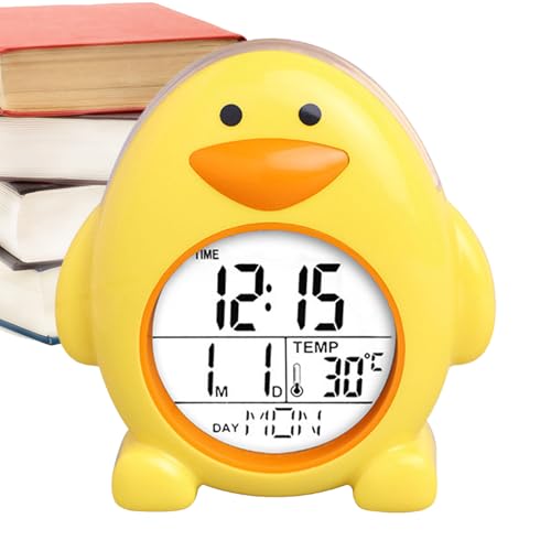 Generico Lindo despertador, relojes infantiles para habitaciones - reloj de escritorio en forma de - Despertador digital, calendario perpetuo, reloj infantil OK para despertarse en la habitación de