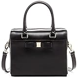 Kate Spade Ashton Montford Park Smooth Satchel Hand Bag (Black)