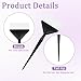 Hair Dye Brush, 3 Pcs Hair Color Brush Classic Color Brushes for Hairstylist Reusable Hair Dye Applicator for Women Men Home Salon Use DIY Tinting Tool