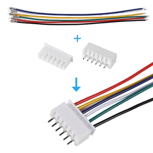 Kit conector XH 2.54mm 2 a 7 pines y cables pre-crimpados miniatura 5