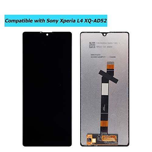 Vvsialeek LCD Display Compatible with Sony Xperia L4 XQ-AD52 XQ-AD51 LCD Touch Screen with Toolkit, black - Image 2