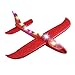 Produktbild blessvt 48cm Segelflugzeug, Kinder Styroporflieger Flugzeug Spielzeug Outdoor-Sportarten Spielzeug, Manuelles Wurfspiel, Spaß, Herausforderung, Modell Schaum Flugzeug - blau rot orange grün richly