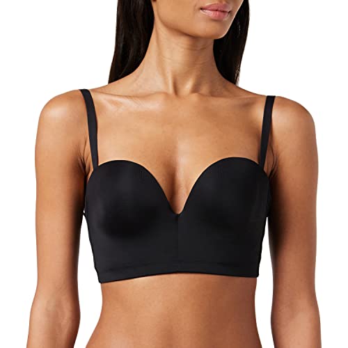 Wonderbra Backless Bra, Soutien-Gorge Dos Nu Femme, Black, 32D