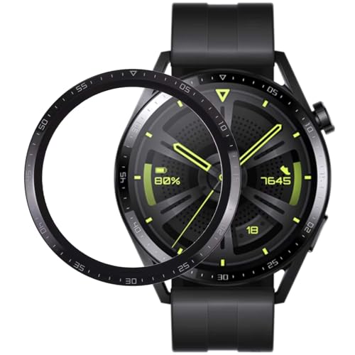 Lentille de rechange pour Huawei Watch GT 3 46 mm transparente et anti-rayure