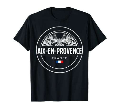 Aix-en-Provence France Deco Emblem Travel Souvenir T-Shirt