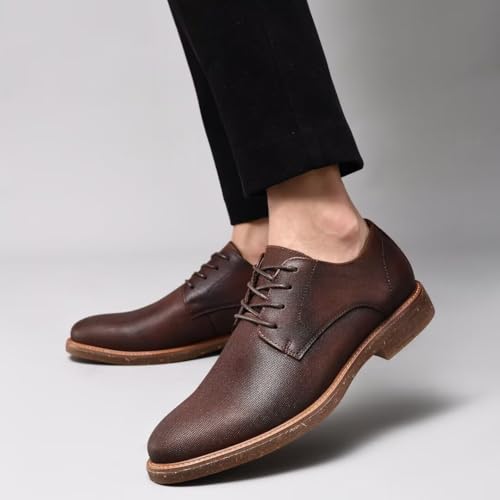 Image of Arkbird Mens Dress Shoes, Lace Up Leather Oxford