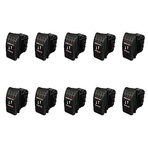 Interrupteur treuil 12V à bascule 7 broches pour commandes de bord 4x4 tout-terrain