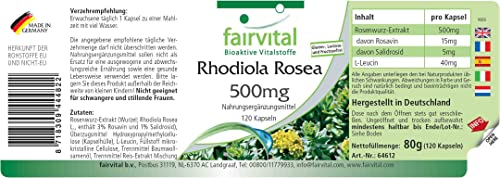 Rosenwurz Kapseln 500mg von Fairvital, Rhodiola Rosea