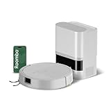 iRobot Roomba® 115 Combo Robot Aspirapolvere Lavapavimenti con AutoEmpty™ Dock, 15.000 Pa, SmartScrub™, Mappatura ClearView™ LiDAR, Aspirazione e Lavaggio 2 in 1, Bianco