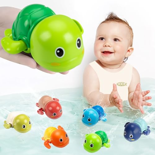 TOHIBEE Six Pack Turtle Bath Toys