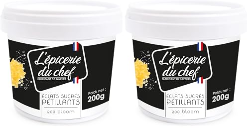 Epicerie du Chef Eclats Sucrés Pétillants 200 g (Lot de 2)