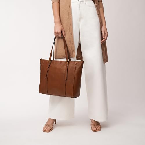 Fossil brown tote bag – image 5