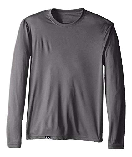 Camiseta UV Protection Masculina UV50+ Tecido Ice Dry Fit Secagem Rápida GG Cinza