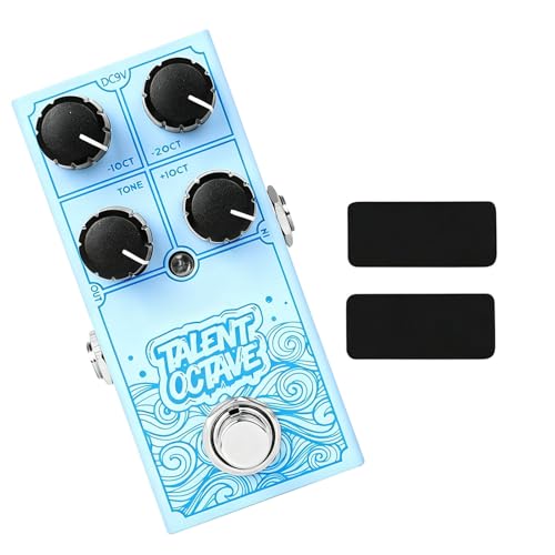 Octave Electric Guitar Effect Pedal with Shockproof, Blue