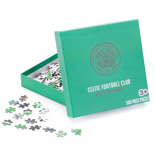 Official Licensed Celtic 500 Piece Jigsaw Puzzle of Celtic Park Stadium, Green - Image 2