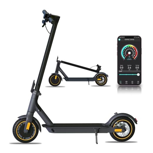 1PLUS Electric Scooter 10" Solid Tires 500W Motor 19 Mph Speed Commuter E Scooter for Adults,Long-Range Battery,Smart,Foldable and Portable(Optional Seat)
