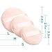 Kalevel Velour Powder Puffs Washable Makeup Face Powder Puff Large Round Cosmetic Puff Makeup Sponge for Powder and Liquid Foundation (3pack, 3 Sizes)