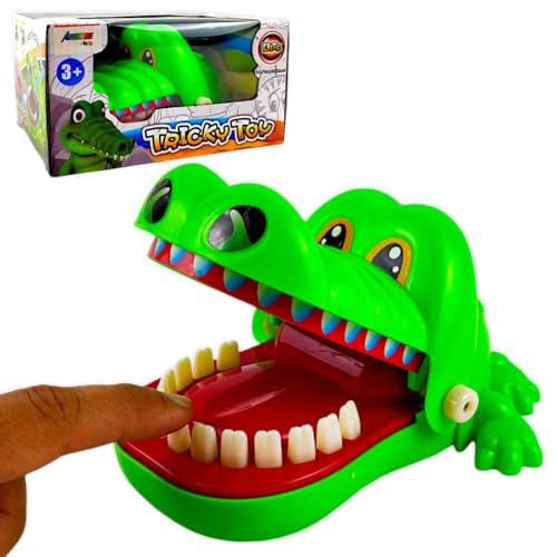 Jogo Crocodilo Morde Dedo brinquedo Infantil jacaré Grande