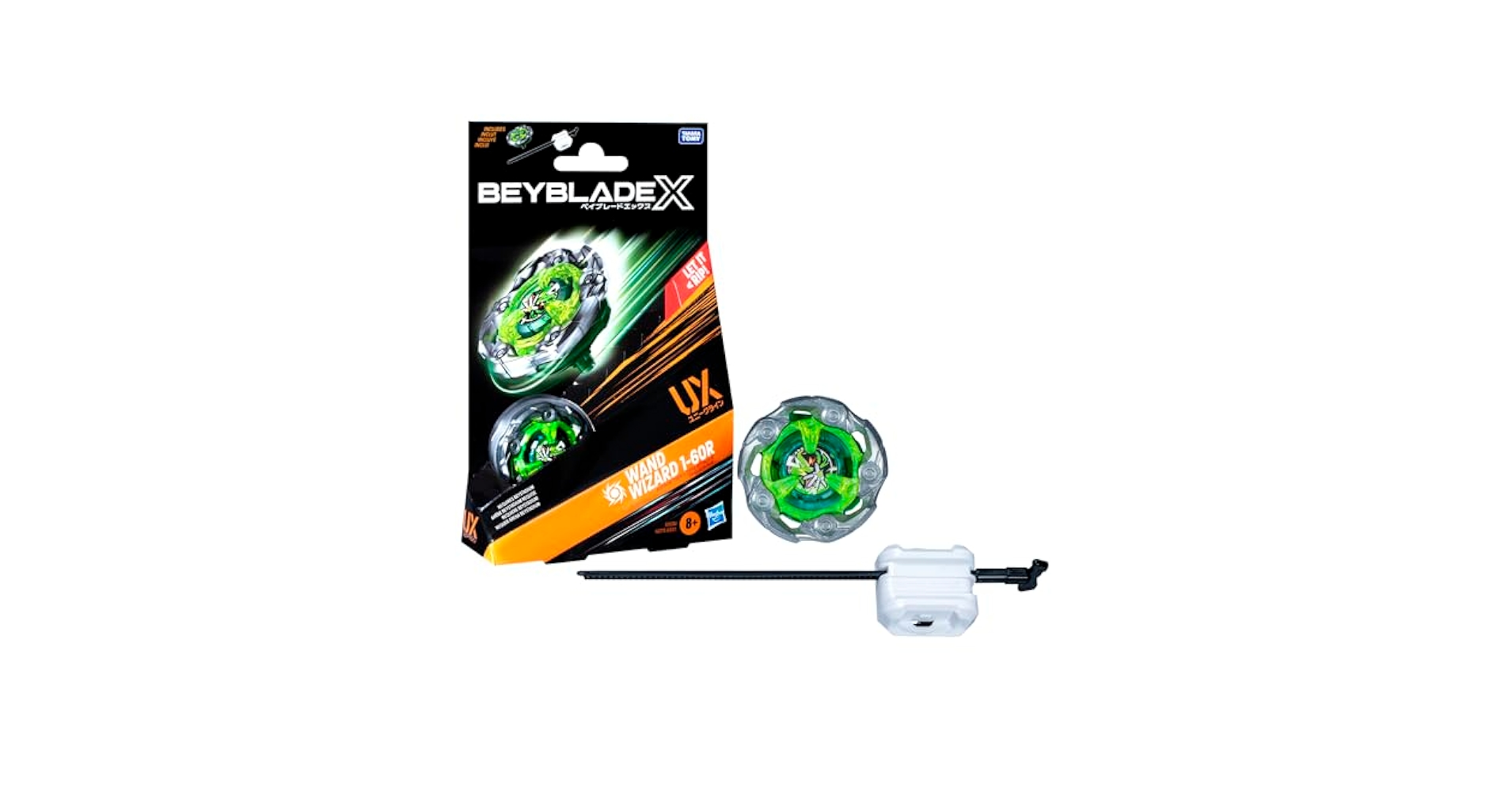 ベイブレード WAND WIZARD 1-60R ウィザード Bayblade Amazon.com: Hasbro Beyblade X Wand Wizard 1-60R UX Starter