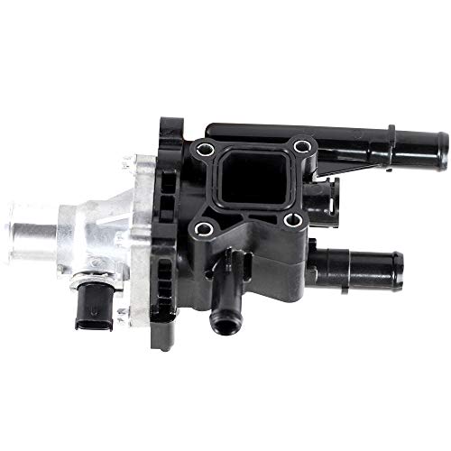 MYSMOT 902-033 25192228 Engine Coolant Thermostat Housing w/Sensor Gasket Compatible with 2011-2016 Chevrolet Cruze / 2012-2017 Chevrolet Sonic / 2013-2017 Chevrolet Trax