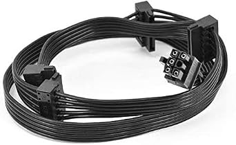 6 pin mod ler power supply kablosu 6 pin 4x sata kablo 85 cm