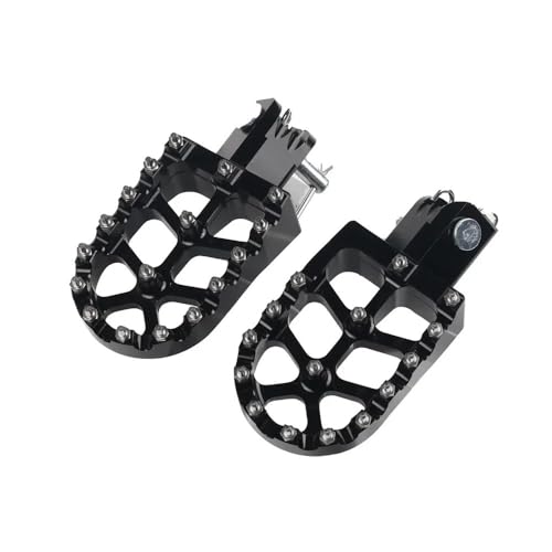 Pédale de repose-pieds moto en acier robuste compatible cadre SDG DHZ