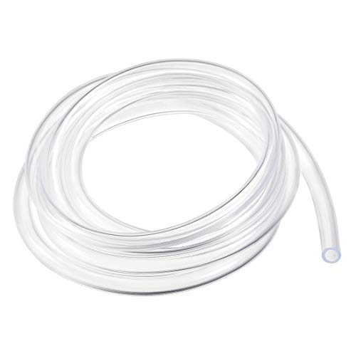 Uxcell A19121300UX0091 Pvc Hose Tube, 5Mm(0.19") Id X 7Mm(0.27") Od 1.5M/4.9Ft Clear Vinyl Tubing cover