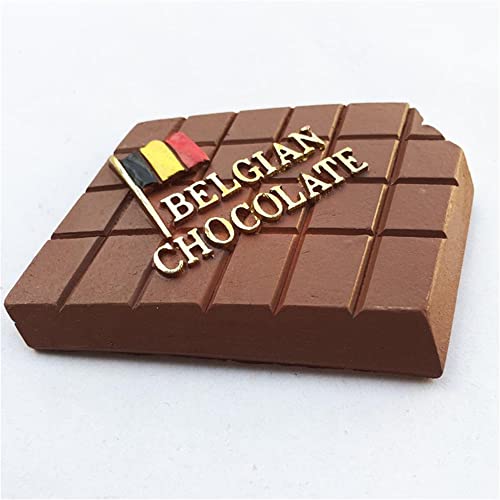 Imán Decorativo Souvenir Chocolate Bélgica 3D miniatura 3